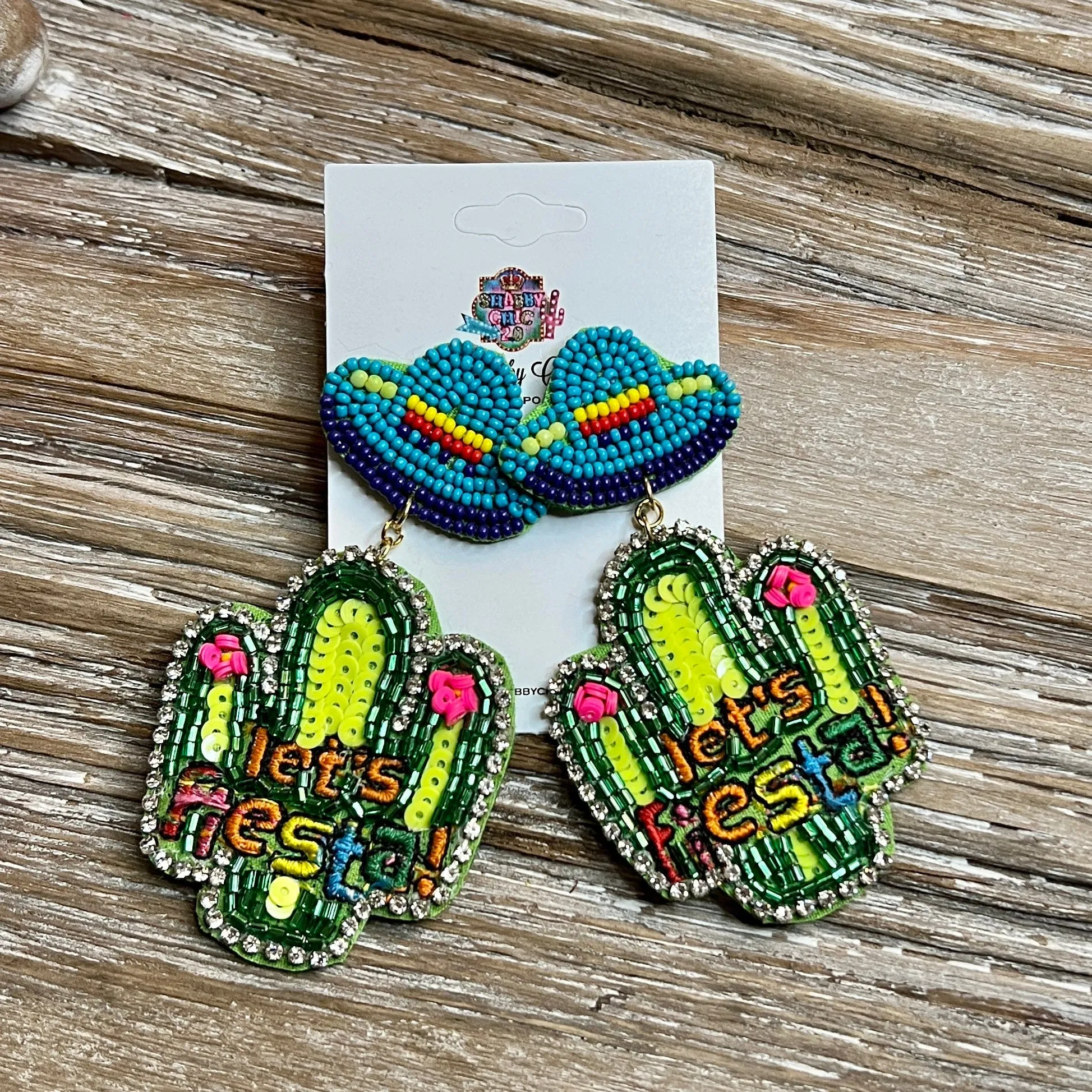 Let's Fiesta Earrings - Green