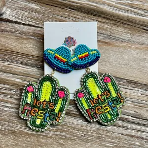 Let's Fiesta Earrings - Green