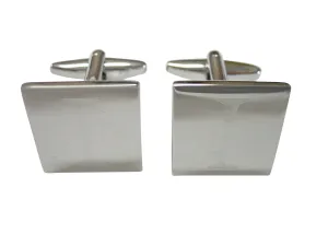 Letter I Etched Monogram Cufflinks