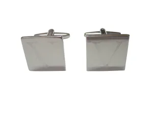 Letter V Etched Monogram Cufflinks