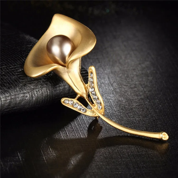 Lily Flower Brooch