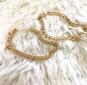 Link chain bracelets