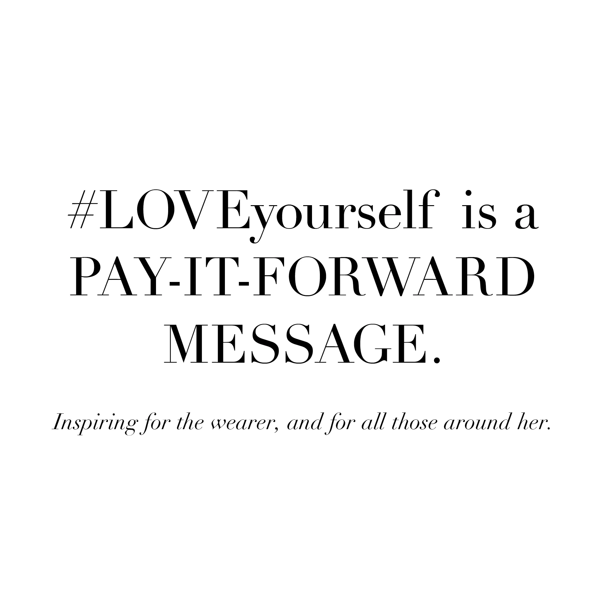 LOVEYOURSELF EAR CLIMBER