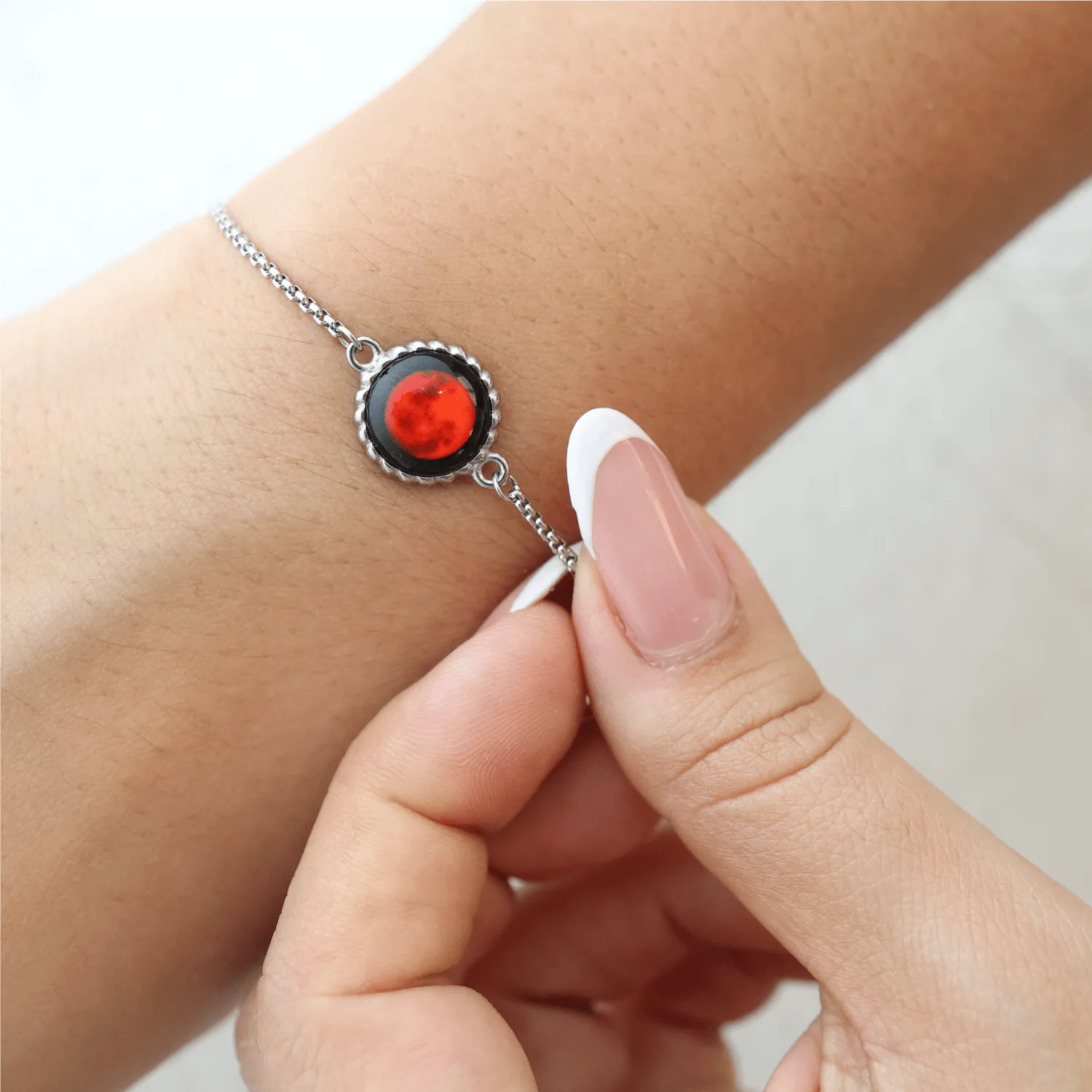 Lunar Eclipse Carina Twist Bracelet in Stainless Steel