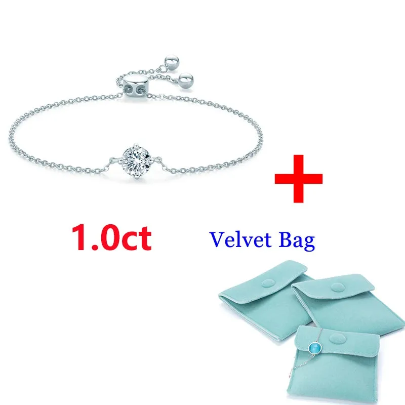 Luxe 1CT Moissanite Diamond Bracelet