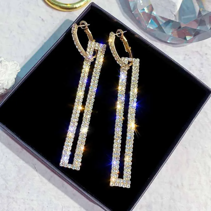Luxury Geometric Drop Earrings
