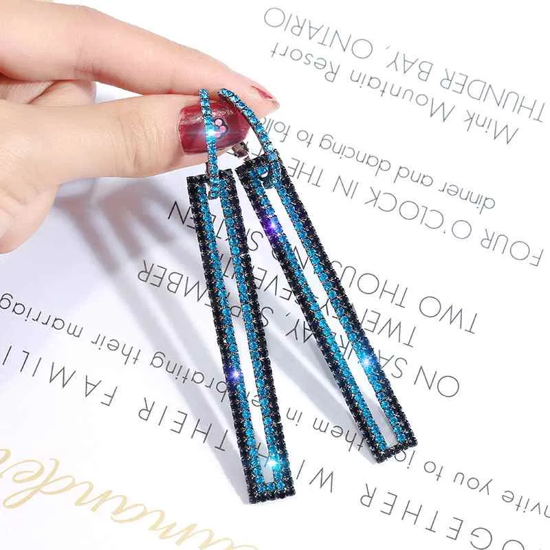 Luxury Geometric Drop Earrings