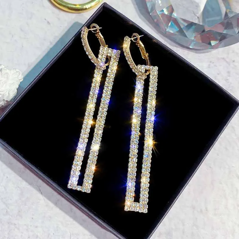 Luxury Geometric Drop Earrings