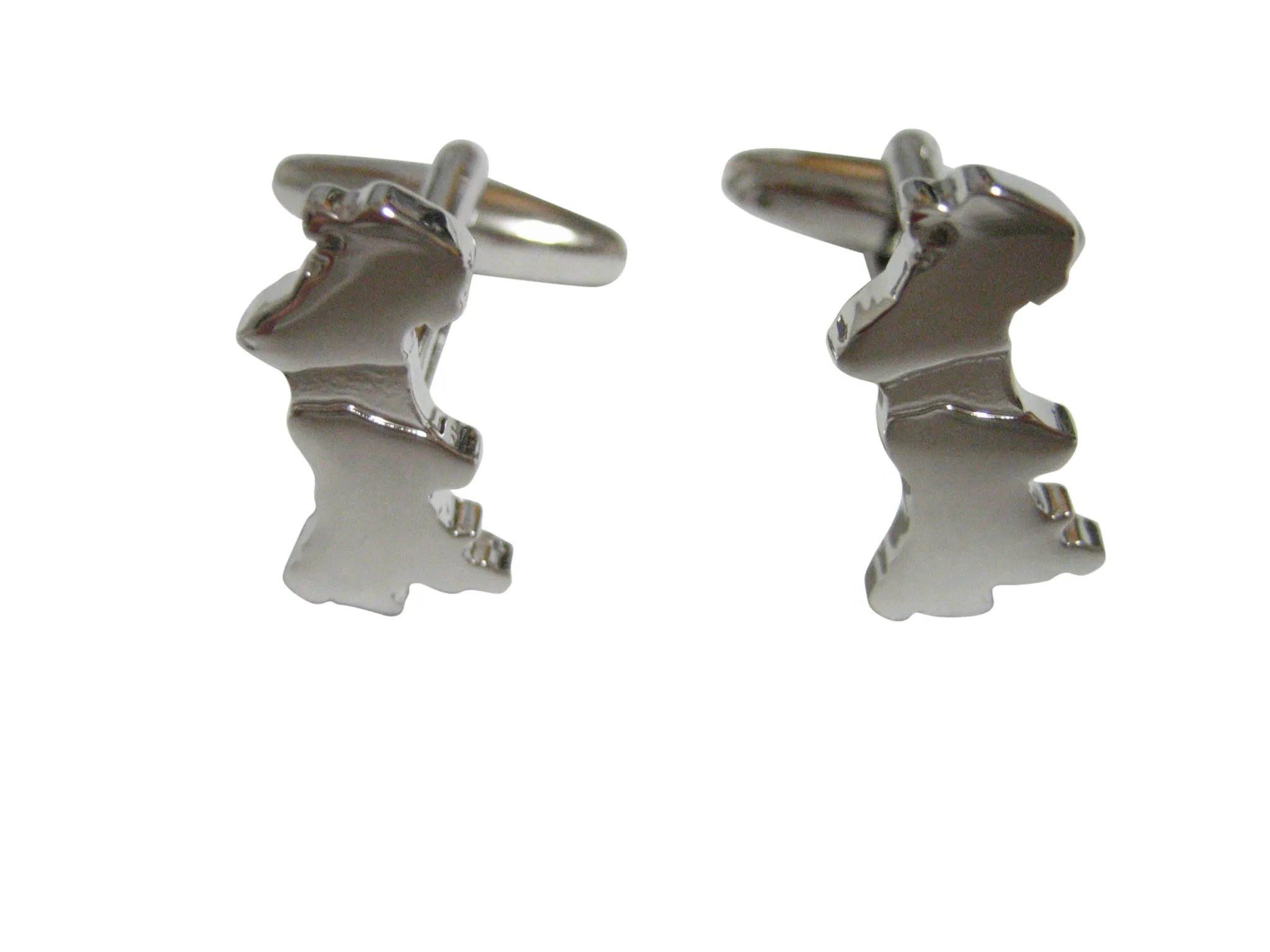 Macau Map Shape Cufflinks