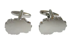 Macedonia Map Shape Cufflinks
