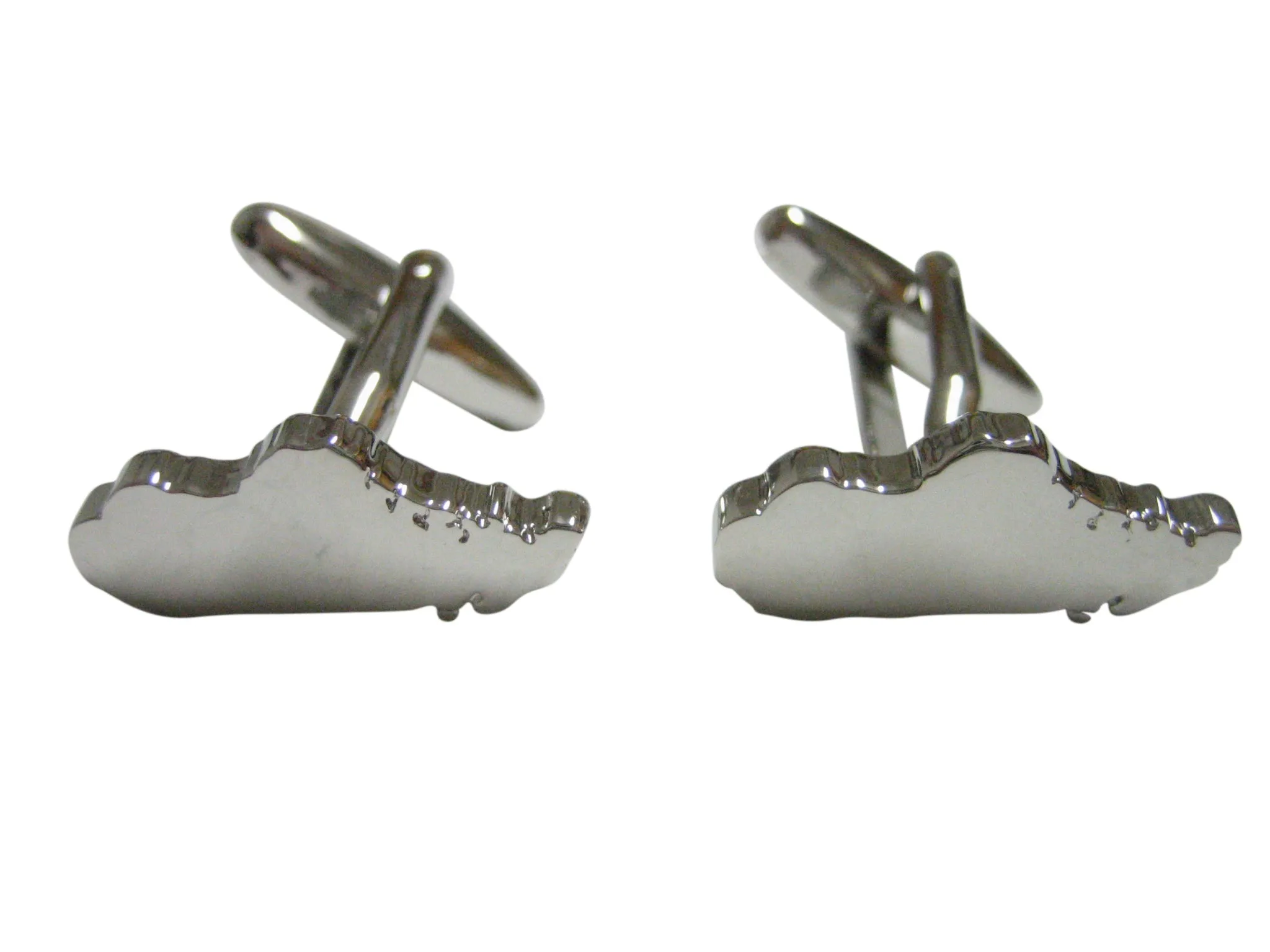 Madagascar Map Shape Cufflinks