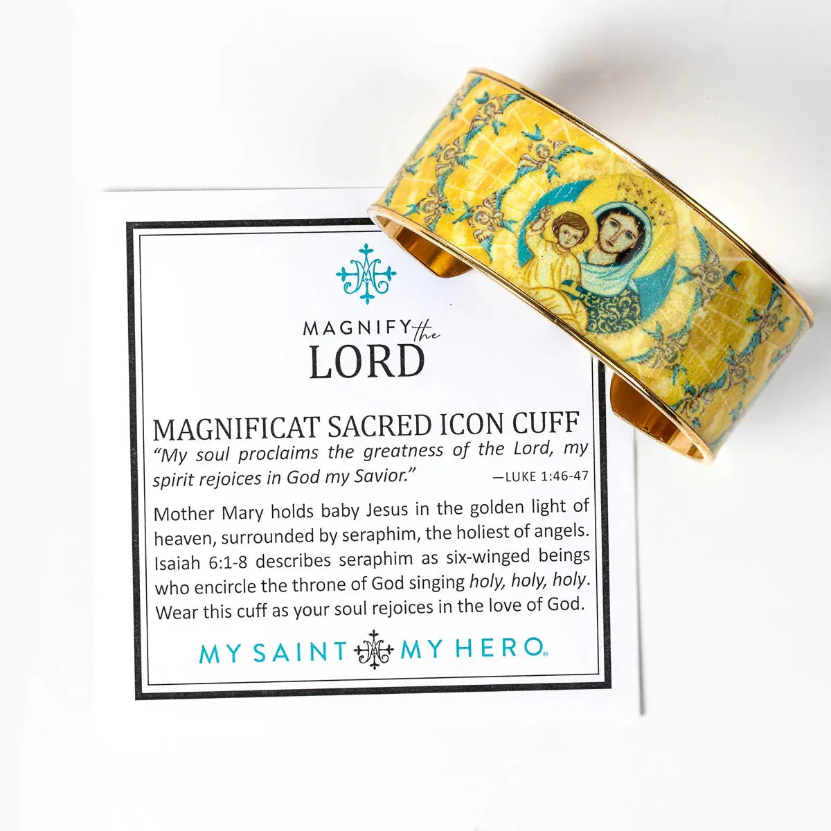 Magnificat Sacred Icon Cuff