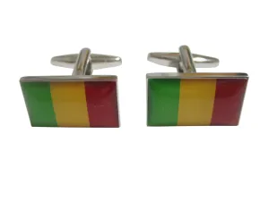 Mali Flag Cufflinks