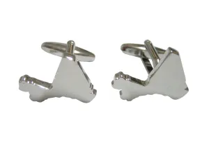 Mali Map Shape Cufflinks