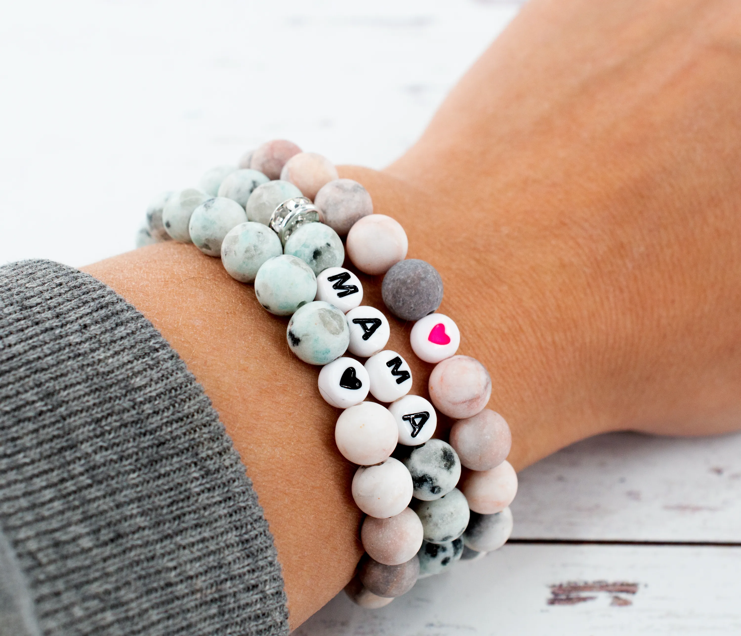 MAMA COLLECTION: JASPER GEMSTONE BRACELET