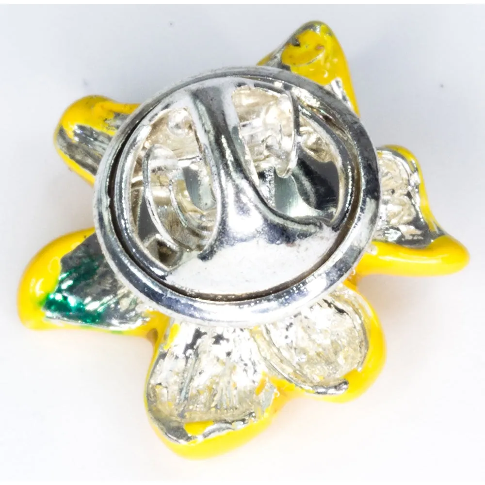 March Daffodil Small Brooch Pin