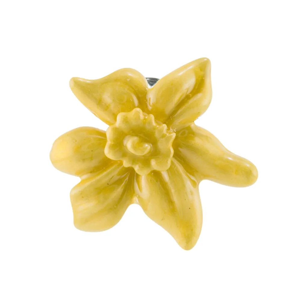 March Daffodil Small Brooch Pin