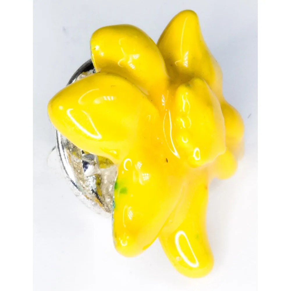 March Daffodil Small Brooch Pin