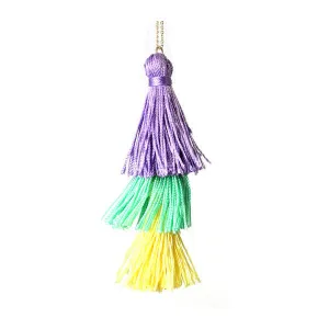 Mardi Gras Tassels Necklace