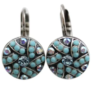 Mariana "Bliss" Silver Plated Swirl Pavé Crystal Earrings, 1059/1 2672