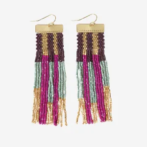 McKenzie Beaded Fringe Earring