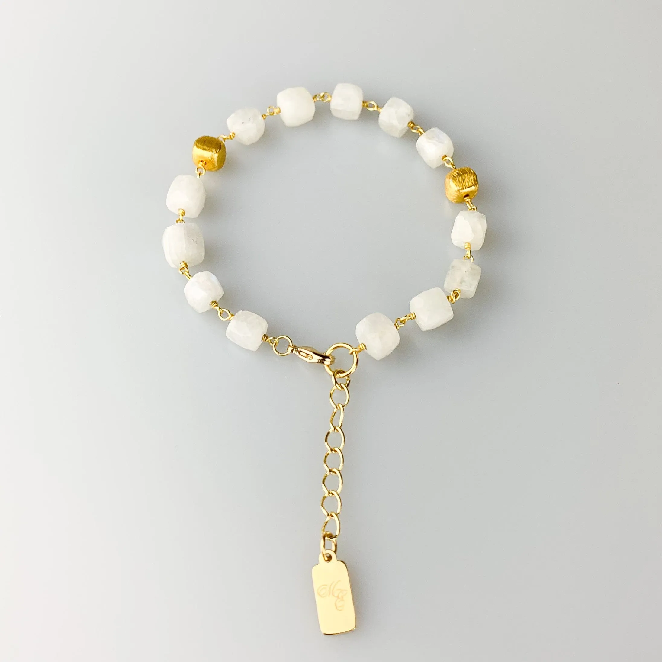 ME™ Gemstone Chain Bracelet - White