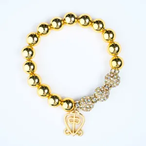ME™ Odo Nnyew Fie Kwan 7-inch Layering Goldtone Charm Bracelet
