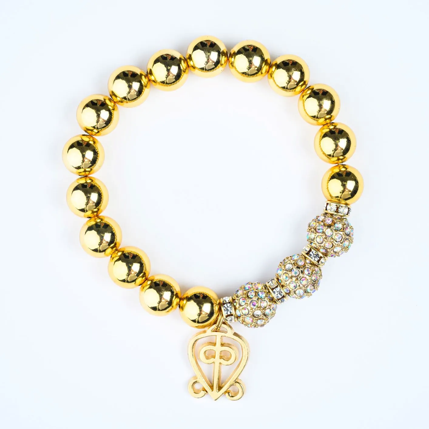 ME™ Odo Nnyew Fie Kwan 7-inch Layering Goldtone Charm Bracelet