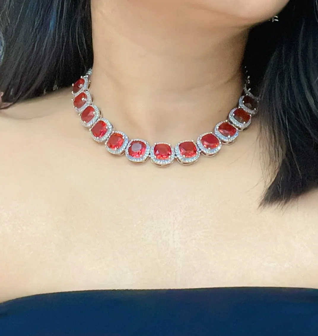 Meher AD Necklace Set