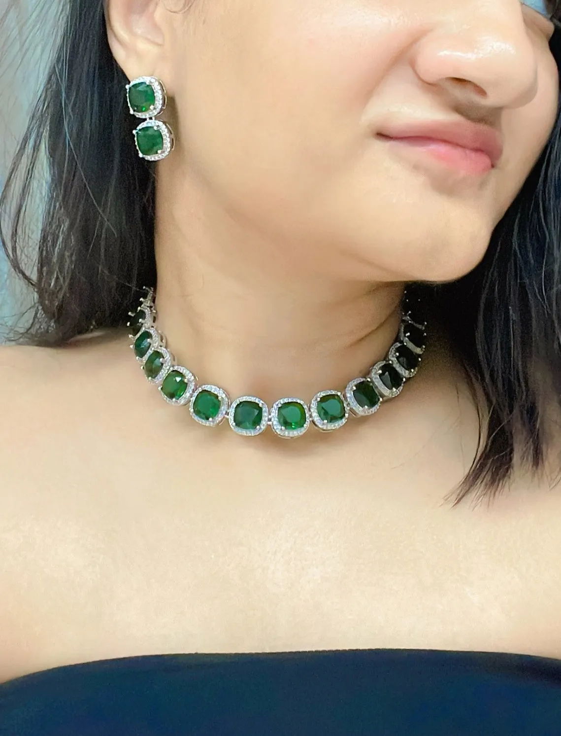 Meher AD Necklace Set