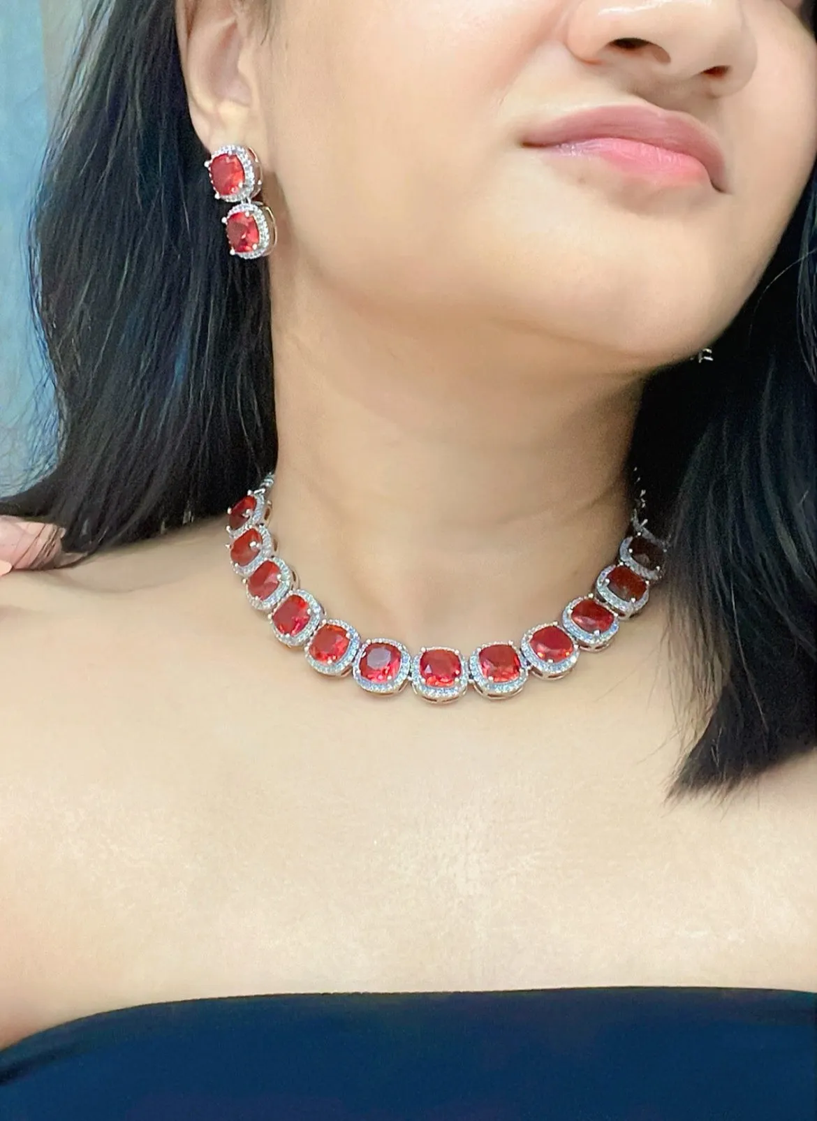Meher AD Necklace Set