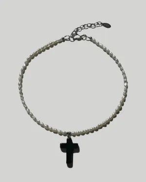 Mina Cross Choker Necklace