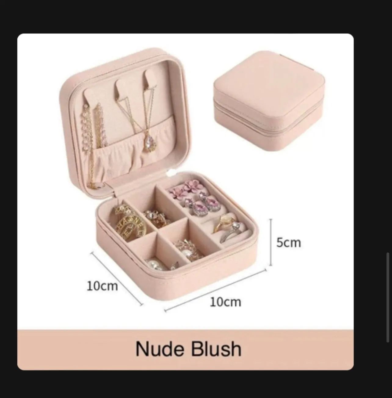 Mini Travel Jewelry Case