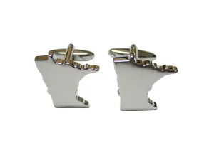 Minnesota State Map Shape Cufflinks
