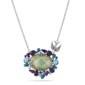MIX CRYSTAL  NECKLACES #277BL1301 (7B4/6A5)