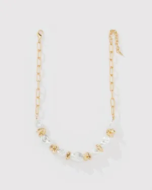 MIXED PEARL CHOKER