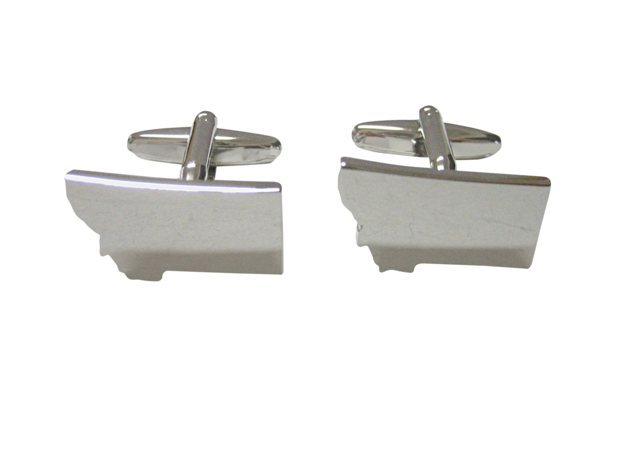 Montana State Map Shape Cufflinks