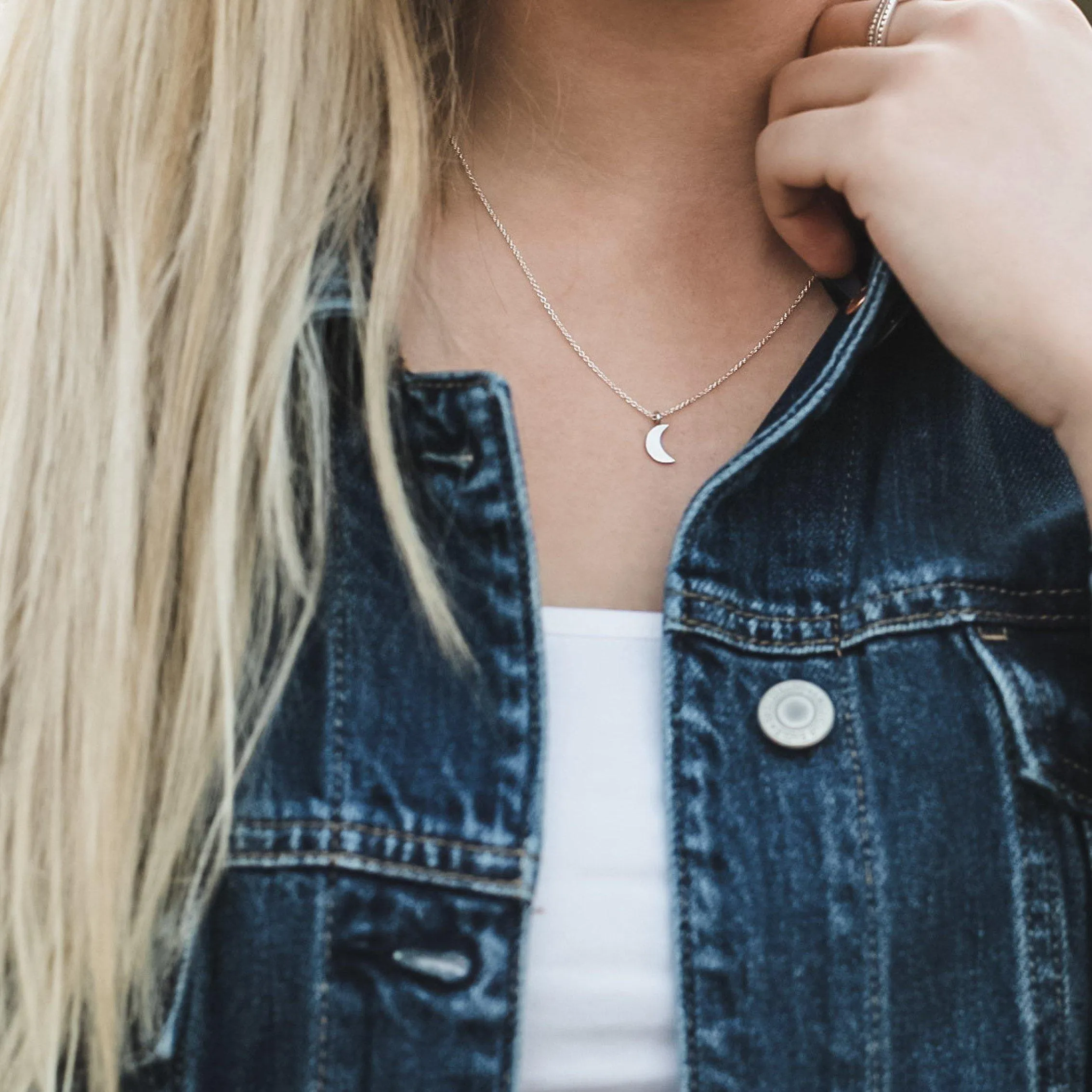 Moon Drop Necklace