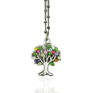 Moringa Tree of Life Crystal Necklace