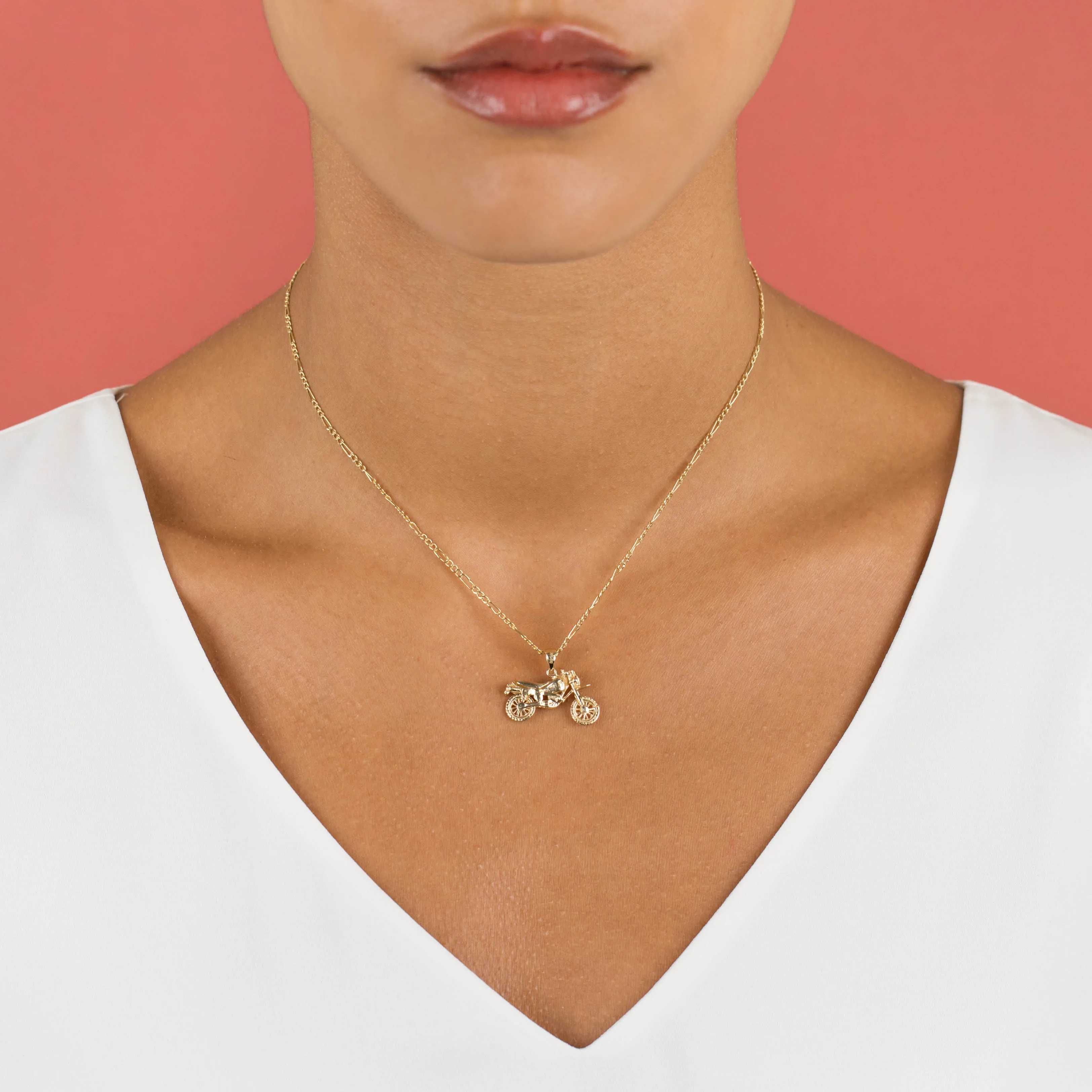 Motorcycle Charm 14K