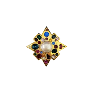 Multi Gem Cross Pin