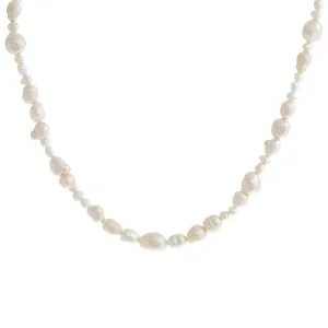 Multi Shape Pearl Necklace