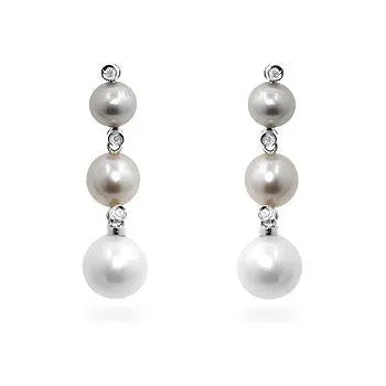 Multicolor Pearl Earrings
