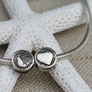 Nantucket Heart Charm Bead