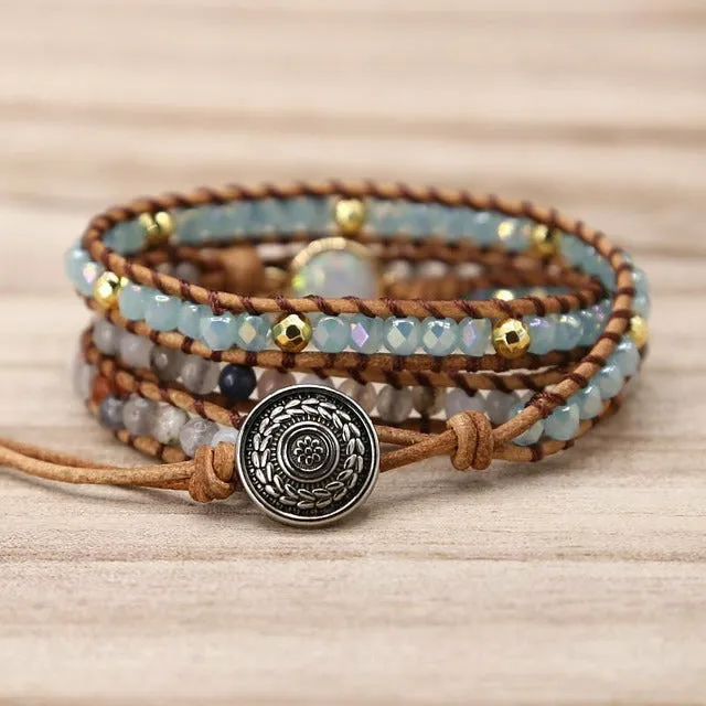 Natural Stone Boho Bracelet