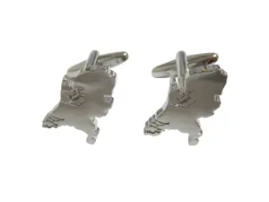 Netherlands Map Shape Cufflinks