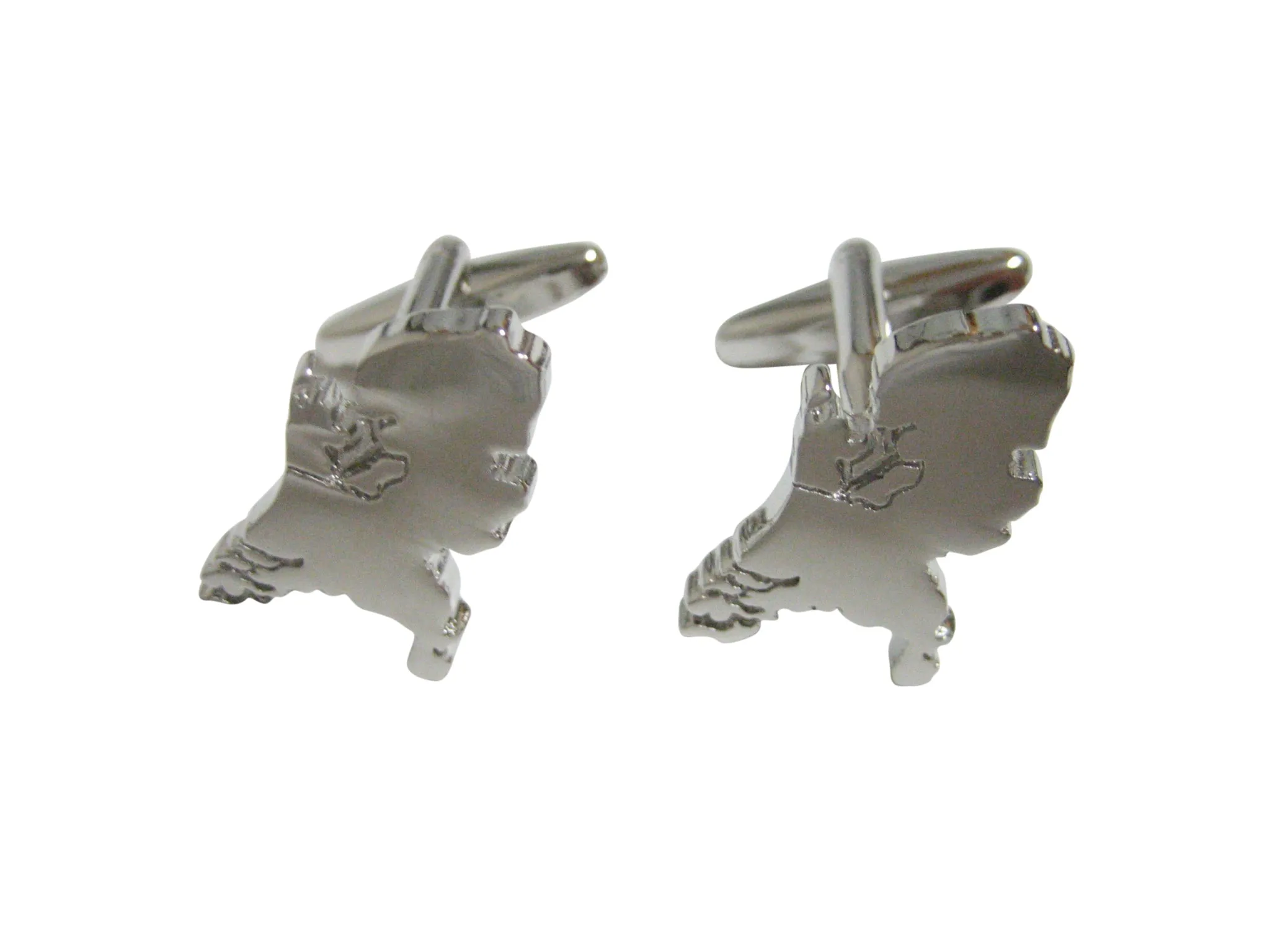 Netherlands Map Shape Cufflinks