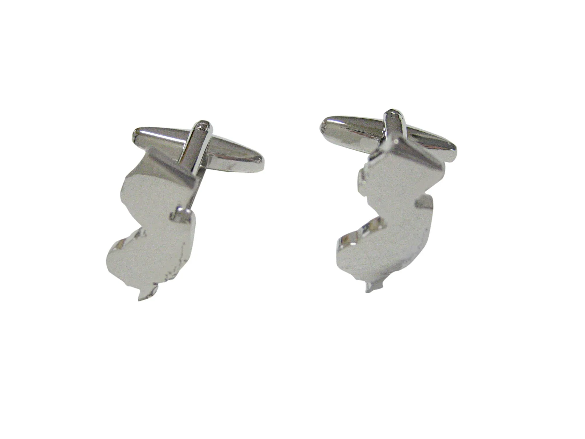 New Jersey State Map Shape Cufflinks
