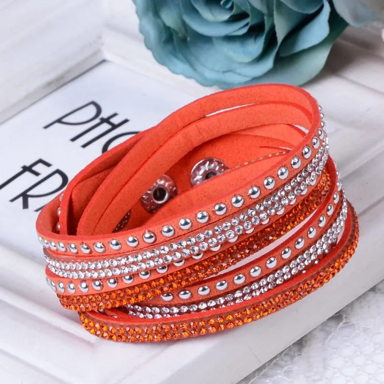 New Unisex Multilayer Leather Bracelet Christmas Gift Charm Bracelets Vintage Jewelry For Women Pulsera