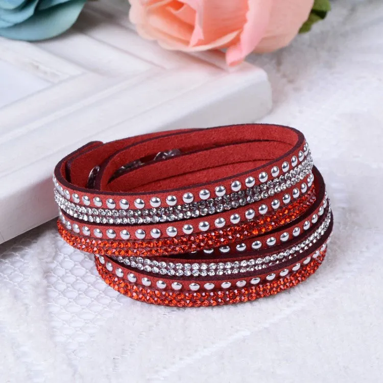 New Unisex Multilayer Leather Bracelet Christmas Gift Charm Bracelets Vintage Jewelry For Women Pulsera